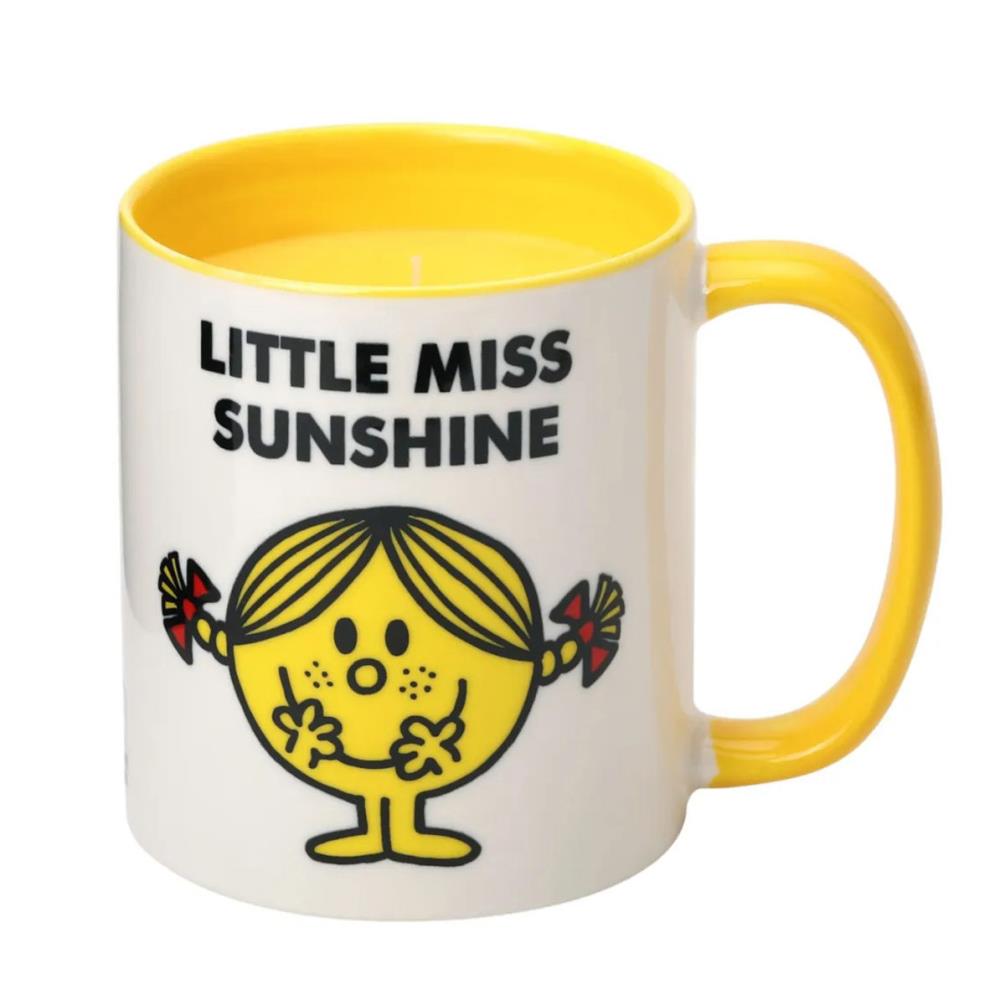 Mr Men Coconut & Pineapple Little Miss Sunshine Reusable Mug Candle £15.29